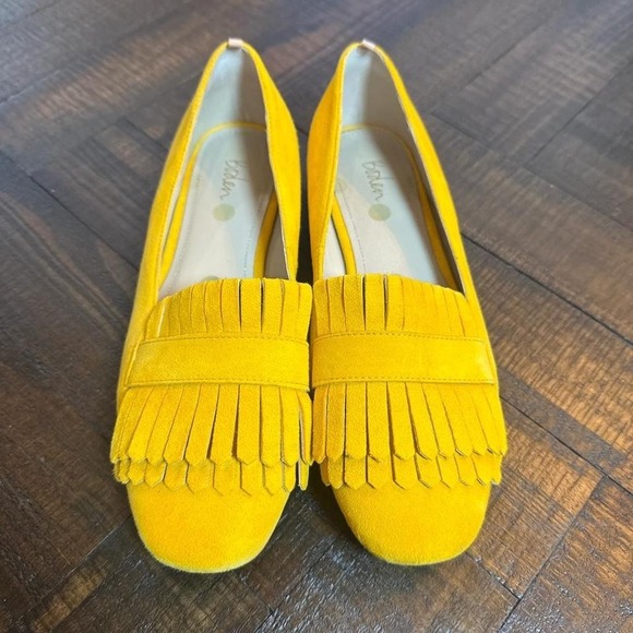 Boden Shoes - Boden Melody Loafer Mustard Yellow Suede Women's EU 38, US 7-7.5